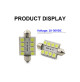 1.5 Watts - 10-30 Volts - C5W - Festoon Led Bulb - SV8.5 - White - D19.5*42mm - SJ5050-8B-W - AZLED